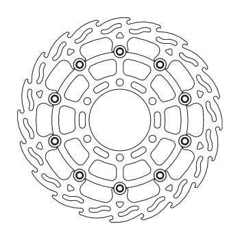 BRAKE DISC FLAME FRONT L