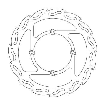 BRAKE DISC FLAME FRONT