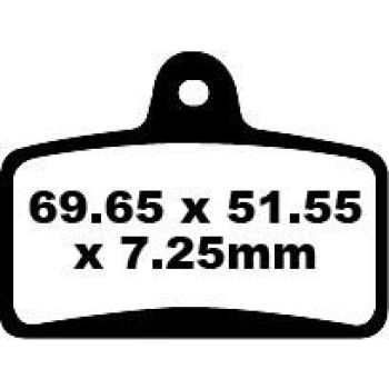 BRAKE PAD FA SER ORGANIC