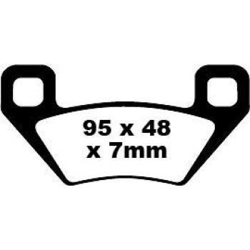 BRAKE PAD CARBON TT DIRT