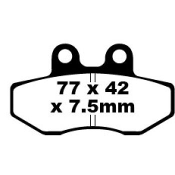 BRAKE PAD FA SER ORGANIC