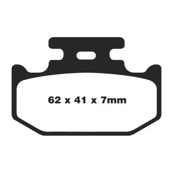 BRAKE PAD CARBON TT DIRT