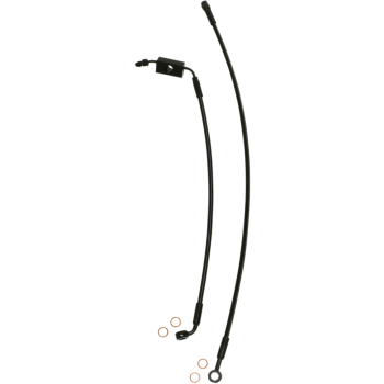 LINE BRAKE FRONT XR BLK