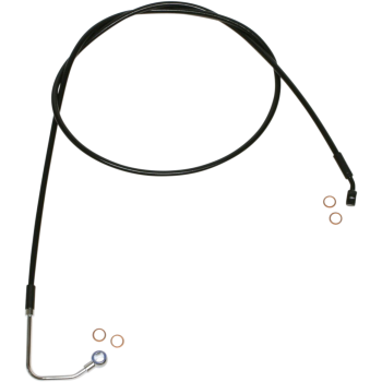 LINE BRAKE MID UPR XR BLK