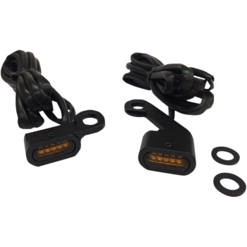 LIGHTS TRNSIG BLK AMBR FLT