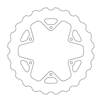 Moto-Master Nitro rear disc Yamaha: mud