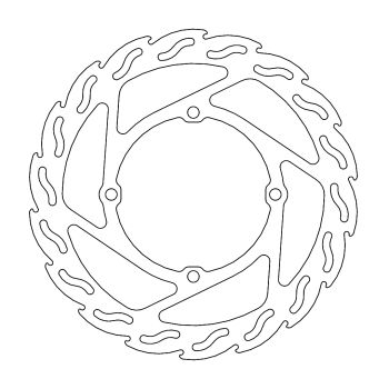 Moto-Master Flame front disc Suzuki: RMZ450 2018->