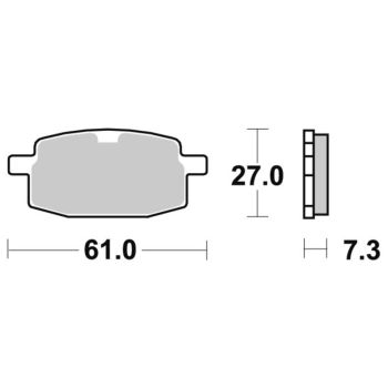 Sbs Brakepads Ceramic (619HF)