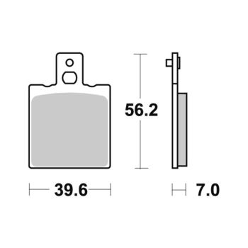 Sbs Brakepads Ceramic (519HF)