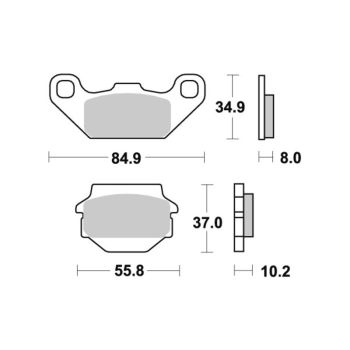 Sbs Brakepads Sintered Offroad