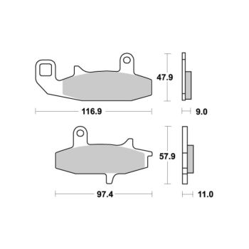 Sbs Brakepads Sintered