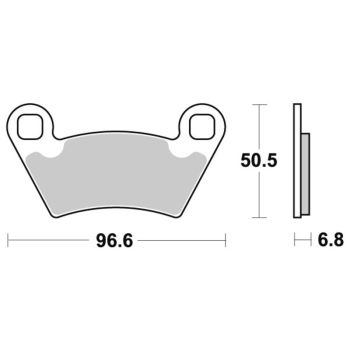 Sbs Brakepads Sintered Atv