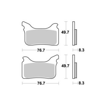 Sbs Brakepads Racing Sintered