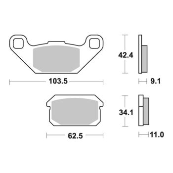 Sbs Brakepads Ceramic