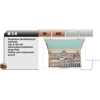 Keermestustööriistade komplekt UNF 1/2"-1"