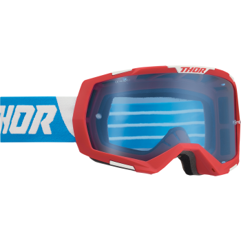 GOGGLE REGIMENT RD/WH/BL