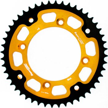 Supersprox Stealth rear sprocket SU RM80/85, YA YZ80/85 Gold