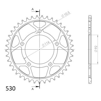 Supersprox / JT Rear sprocket 1493.42