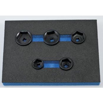 Õlifiltrivõtmete komplekt 5-osa