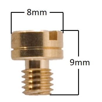 Main Jet # 135 , Round, Fits: Mikuni
