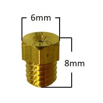 Main Jet, # 120 , Hex small, Fits: Mikuni