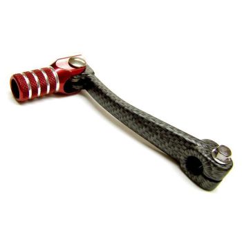 Tec-X Gear pedal, Carbon-style/Red, Minarelli AM6