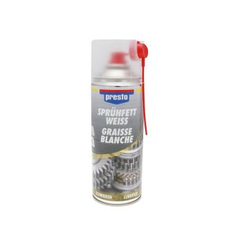 sprei grease Presto adhesive lubricant valge läbipaistev 400ml