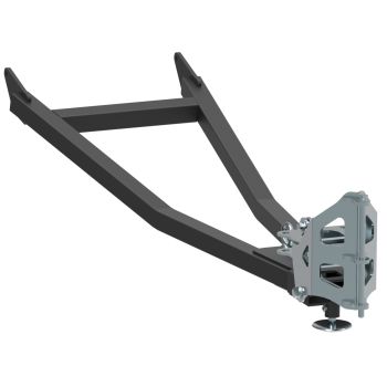 Mid-mount push tubes for: G2 V-Plow 1500 mm / 1800 mm blades