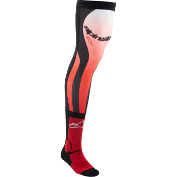 Põlvekaitsme sokid Alpinestars RED/WT