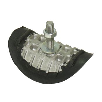 Rim lock, 1,85, Aluminium/Rubber