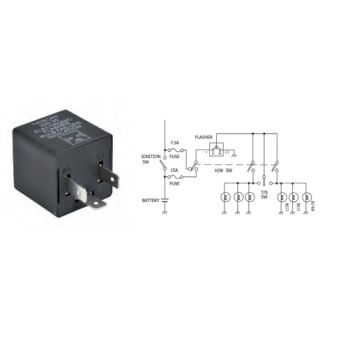 SUUNAT. RELEE TRIDON 3 KL 12V