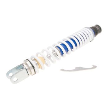 tagumine amortisaator Carbone Sport 350mm sinine / valge Gilera Runner 50, Vespa ET2, ET4, LX, LXV 50 jaoks