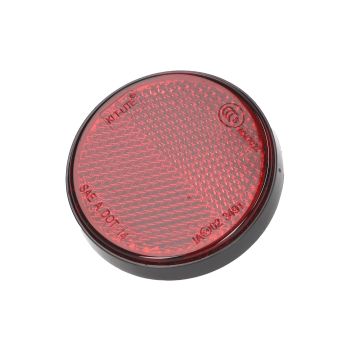 reflector round 55mm red color, screwable