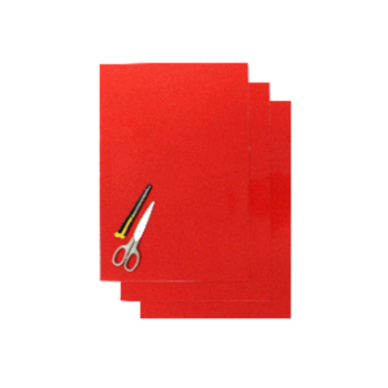 Blackbird Coloured sheet red 47x33cm (3pcs)