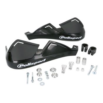 Polisport käekaitsmed Evolution integreeritud must 22 mm läbimõõduga juhtrauale