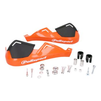Polisport käekaitsmed Evolution integreeritud oranž 22 mm läbimõõduga juhtrauale
