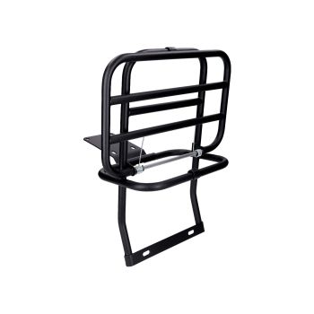 tagumine pagasiriiul kokkupandav must Vespa PX, LML jaoks