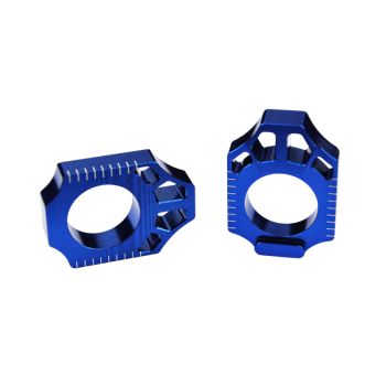 Scar Axle Blocks - Yamaha Blue color