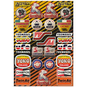 STICKERS SHEET TECNOSEL