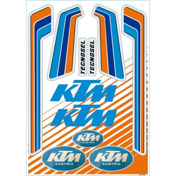 STICKER SHEET KTM VINTAGE