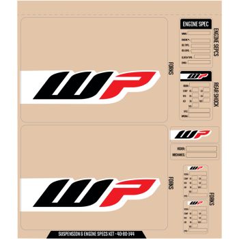 DCOR WP DECAL KIT BK