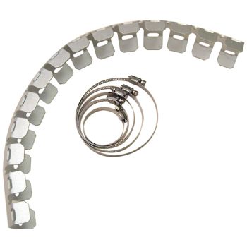 AIR Avgasrörsskydd MX inkl mont sats