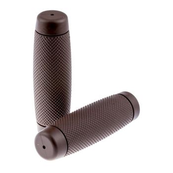 Handgrips Diamond cut Brown for Ø 25 mm (1)
