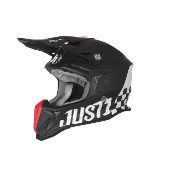 Just1 Helmet J-22 F Solid White Gloss