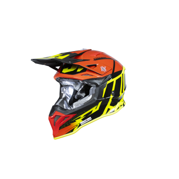 Just1 Helmet J-39 Poseidon Fluo Yellow/Red Black
