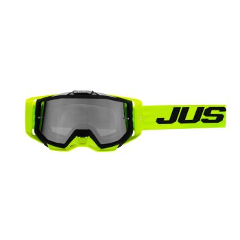 Just1 Goggle Iris 2.0 Logo Grey - Yellow Fluo Mirror Silver Lens