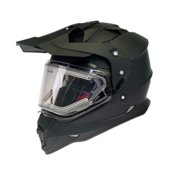 Timeless SnowTrail Snowmobile helmet, Adventure mattblack