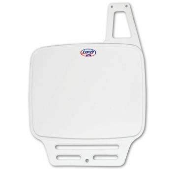 UFO Nummerpl?t veteran MX/Enduro 79-89 vit