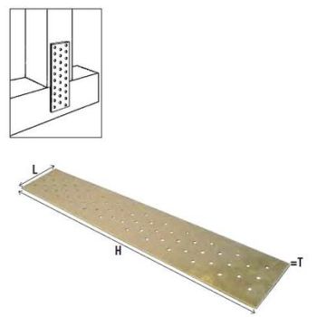 Naelutatav plaat 100x300x2