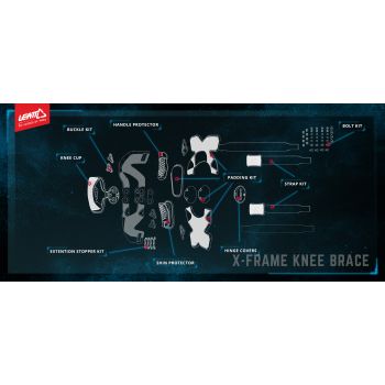 Leatt Padding kit X-Frame Pair